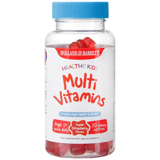 Healthy Kids / MultiVitamins - 30 дъвчащи дражета  Holland & Barrett - Nutra Best Bulgaria