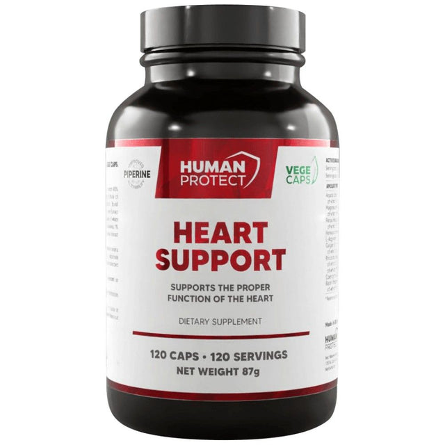 Heart Support | Proper Heart Function Support - 120 капсули  Human Protect - Nutra Best Bulgaria
