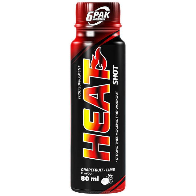 Heat Shot / Thermogenic & Endurance Enhancer - 80 мл  6PAK Nutrition - Nutra Best Bulgaria