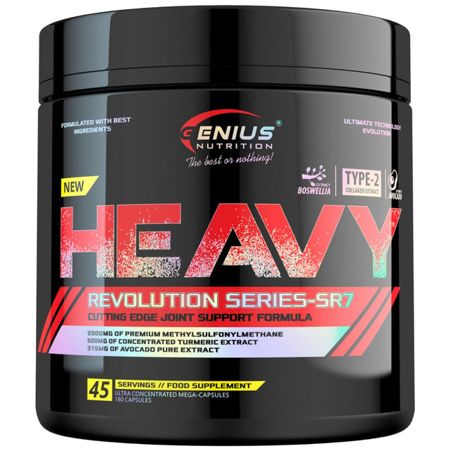 Heavy - 180 капсули  Genius Nutrition - Nutra Best Bulgaria