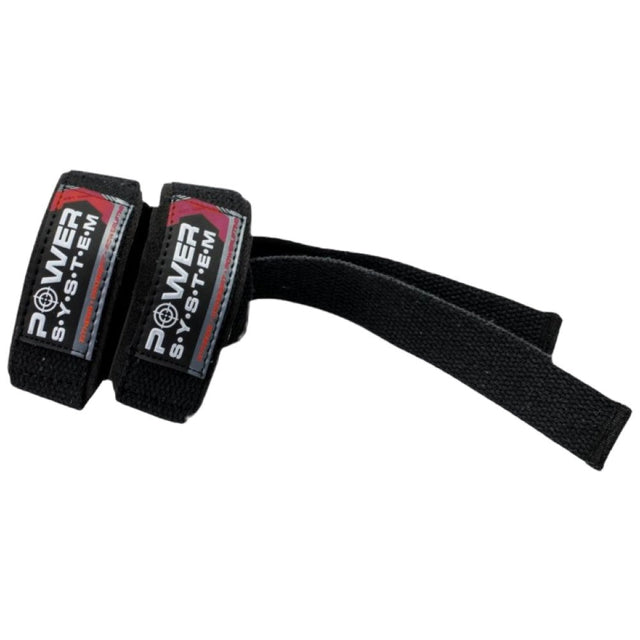 Heavy Duty Lifting Straps - Black Red  Power System - Nutra Best Bulgaria