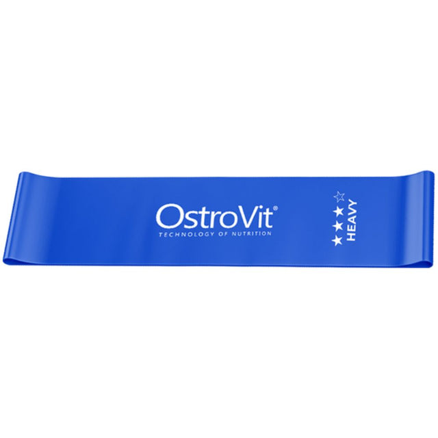 Непрекъснат тренировъчен ластик Heavy / Син  OstroVit - Nutra Best Bulgaria