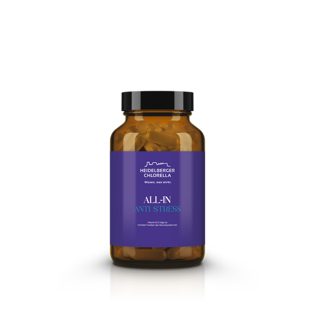 Анти Стрес - Иновативна Хранителна Добавка за Облекчаване на Стреса  Heidelberger Chlorella - Nutra Best Bulgaria