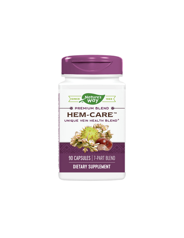 Хемороиди и разширени вени - Микс от витамини, минерали и билки  Hem-Care, 90 капсули Nature’s Way  Nature’s Way - Nutra Best Bulgaria