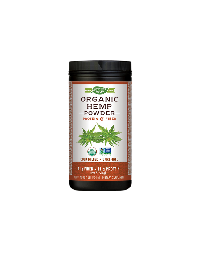 Hemp Protein & Fiber 454 g - 454 грама  Nature’s Way - Nutra Best Bulgaria