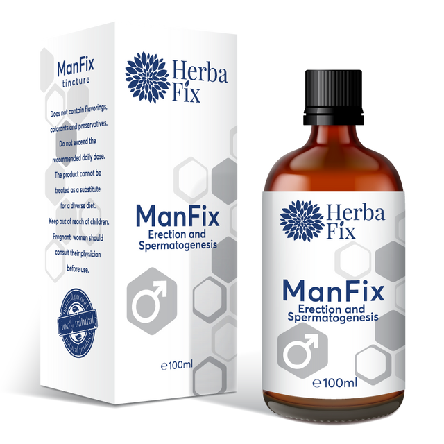 HerbaFix - Herbafix Manfix x100 мл  HerbaFix - Nutra Best Bulgaria