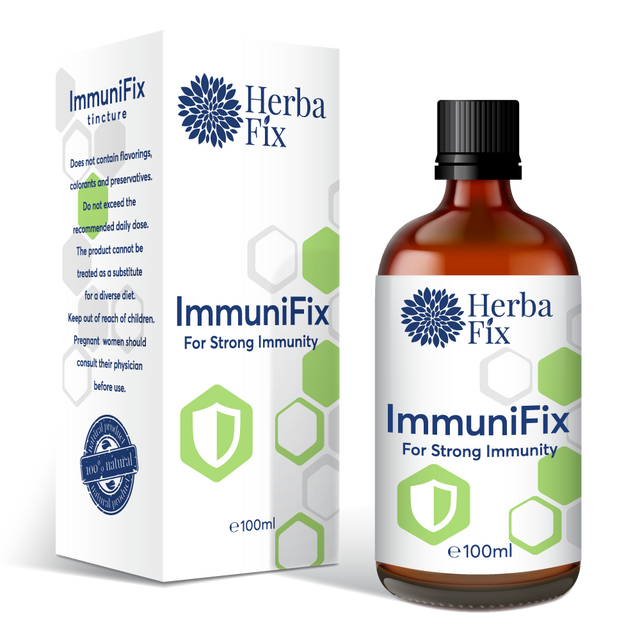 HerbaFix - Immunifix за подсилване на имунитета x100 мл  HerbaFix - Nutra Best Bulgaria