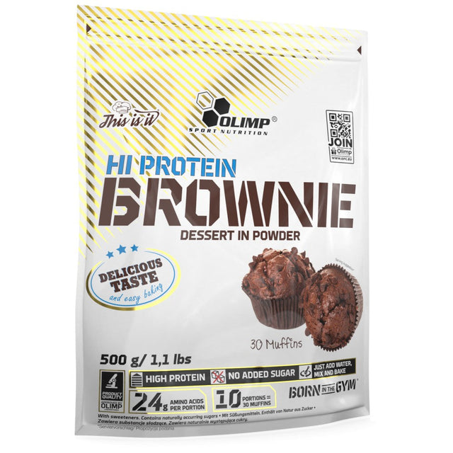 Hi Protein Brownie 500 грама  Olimp - Nutra Best Bulgaria