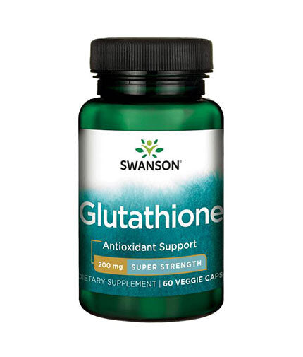 High Potecy L-Glutathione 200 mg - 60 капсули  Swanson - Nutra Best Bulgaria