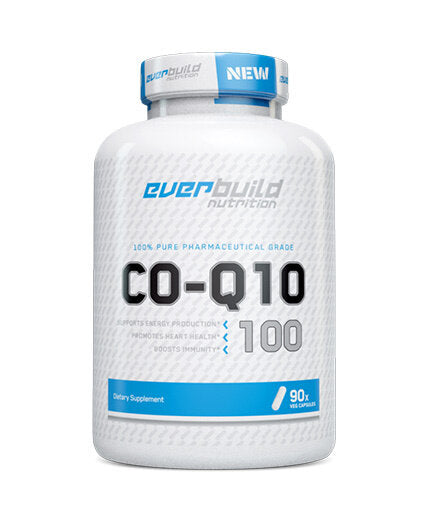 High Potency Co-Q10 100 mg / 90 Vcaps  EVERBUILD - Nutra Best Bulgaria