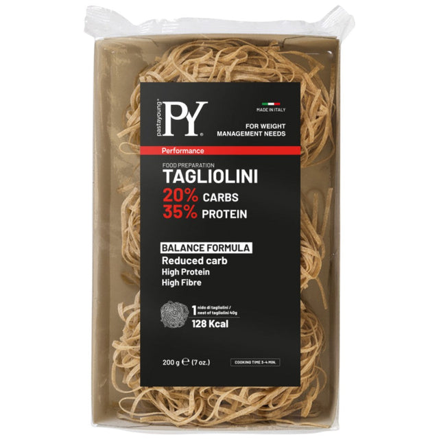 High Protein 35% - Reduced Carb | Tagliolini - 200 грама  PastaYoung - Nutra Best Bulgaria