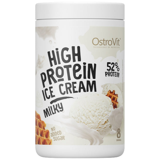 High Protein Ice Cream | 52% Protein - 400 grams  OstroVit - Nutra Best Bulgaria