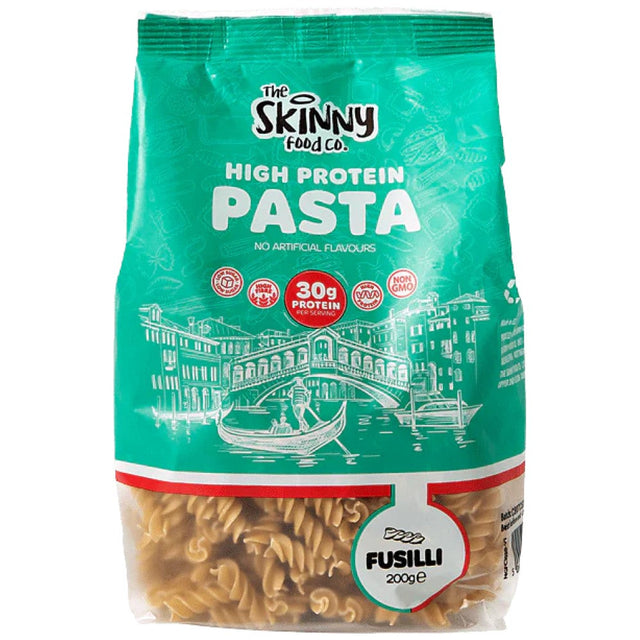 High Protein Skinny Fusilli Pasta - 200 грама  Skinny Food Co - Nutra Best Bulgaria