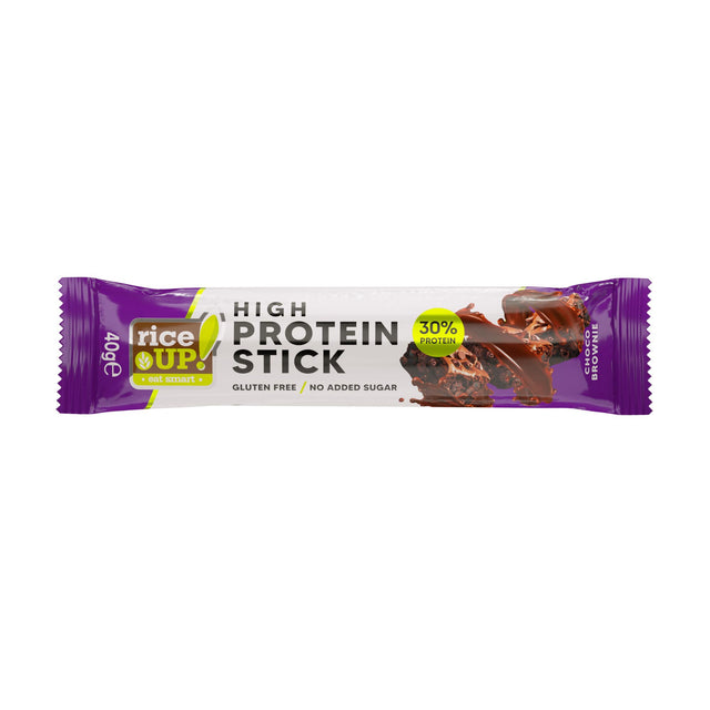 High Protein Stick Bar & No Added Sugar - 40g  RiceUP! - Nutra Best Bulgaria