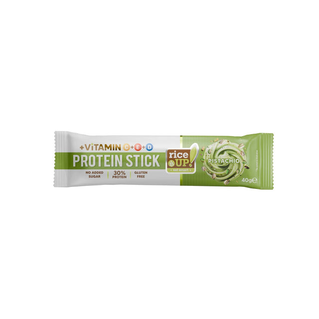 High Protein Stick Bar & No Added Sugar - 40g  RiceUP! - Nutra Best Bulgaria