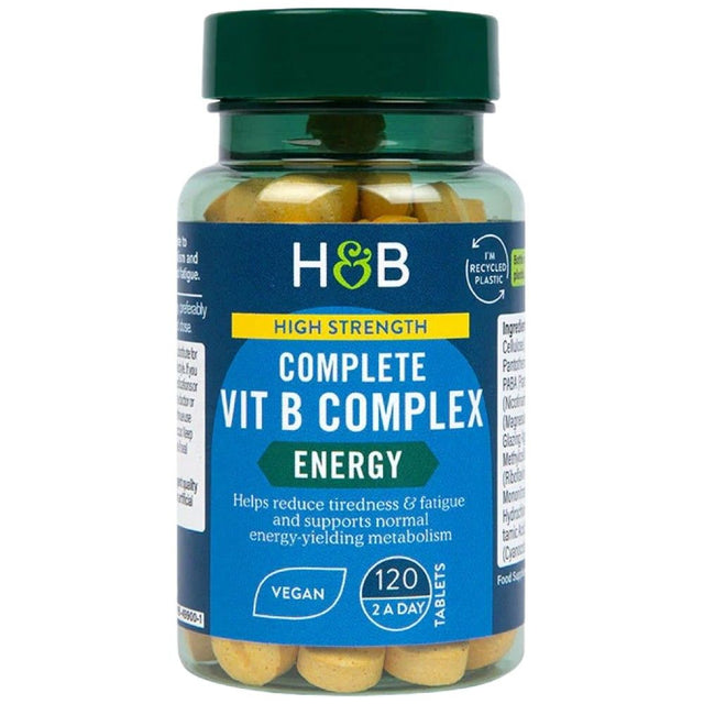 High Strength | Complete Vit B Complex - 120 Таблетки  Holland and Barrett - Nutra Best Bulgaria