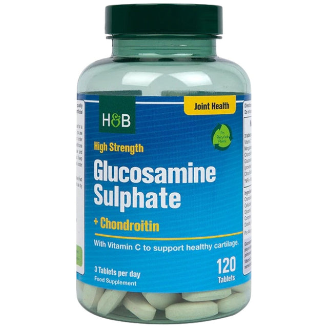 High Strength Glucosamine Sulphate + Chondroitin - 120 Таблетки  Holland and Barrett - Nutra Best Bulgaria