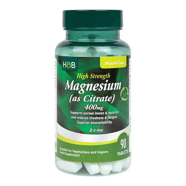High Strength Magnesium Citrate 400 mg - 90 Таблетки - Nutra Best