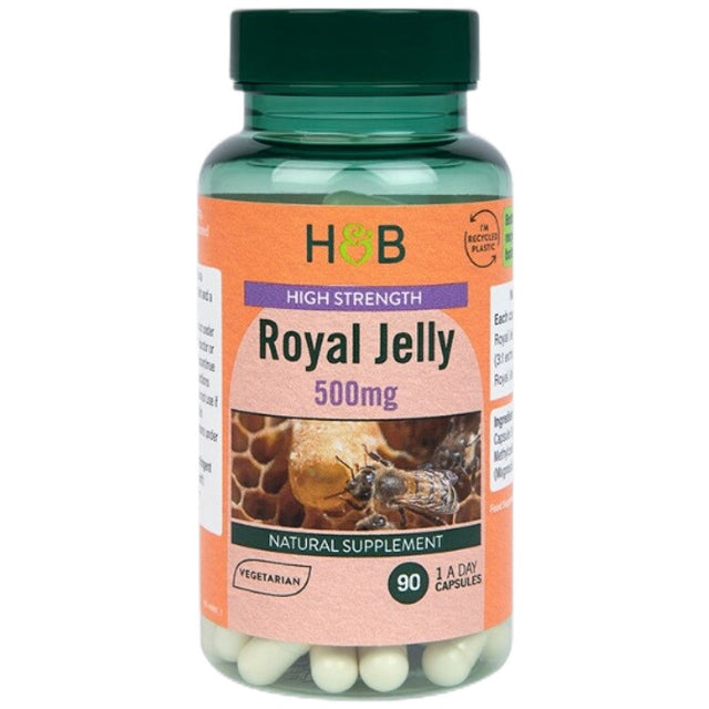 High Strength Royal Jelly 500 mg - 90 капсули  Holland and Barrett - Nutra Best Bulgaria