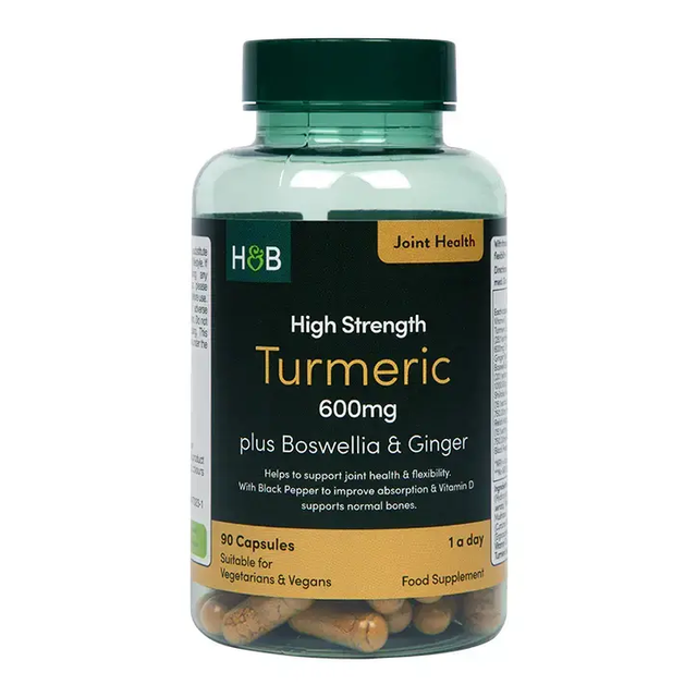 High Strength Turmeric | Plus Boswellia & Ginger - 90 капсули  Holland and Barrett - Nutra Best Bulgaria