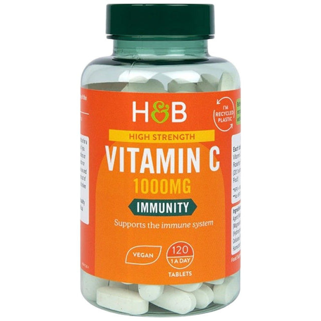 High Strength Vitamin C 1000 mg - 120 Таблетки  Holland and Barrett - Nutra Best Bulgaria