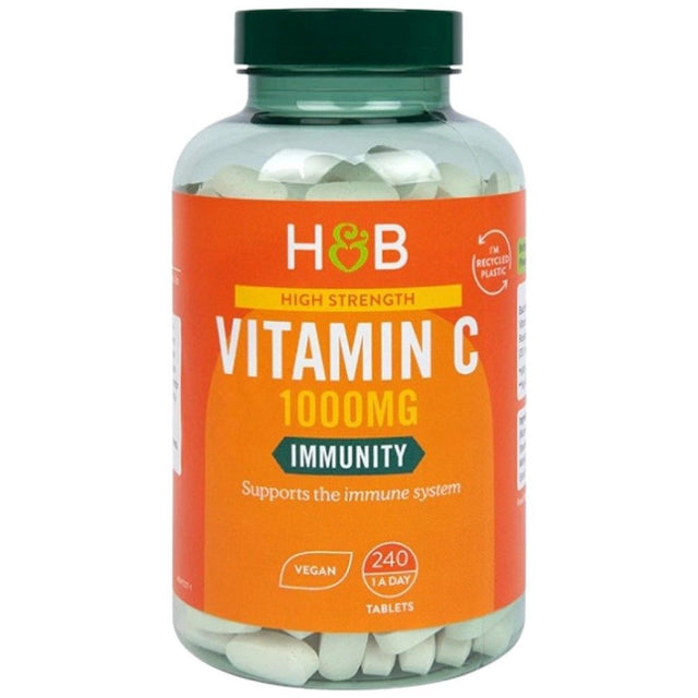 High Strength Vitamin C 1000 mg - 240 Таблетки  Holland and Barrett - Nutra Best Bulgaria