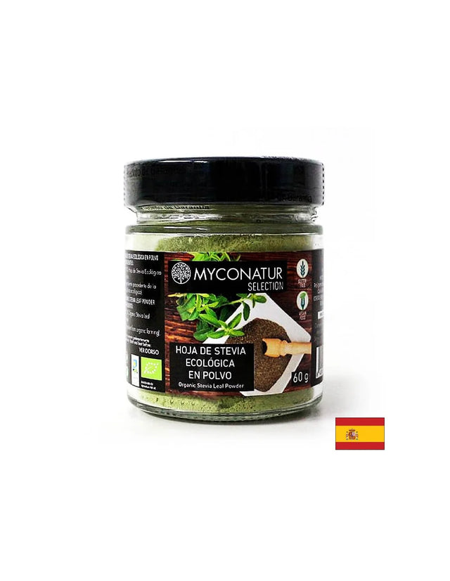 Hoja de stevia, Bio - Био листа от стевия (на прах), 60 g Myconatur - Nutra Best