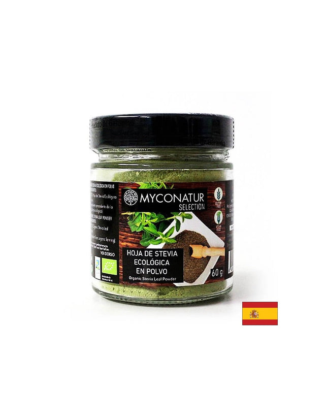 Hoja de stevia, Bio - Био листа от стевия (на прах), 60 g Myconatur  Myconatur - Nutra Best Bulgaria