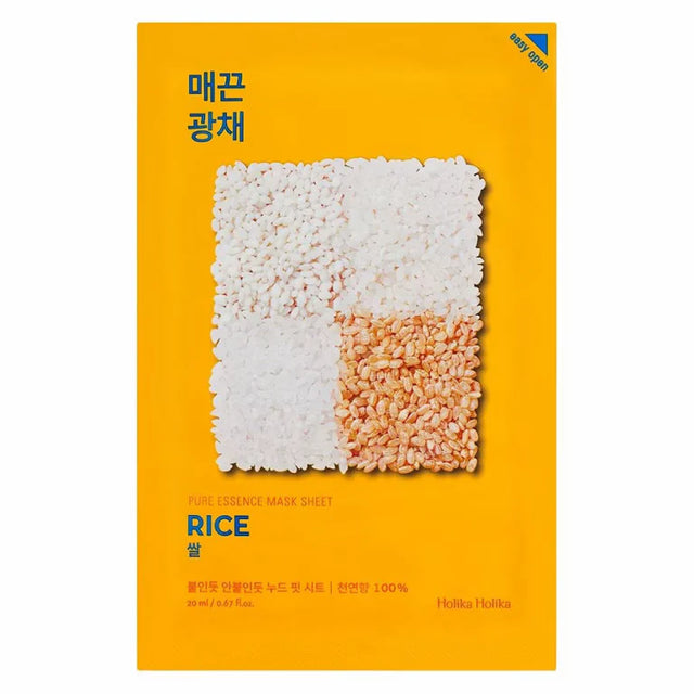 Holika Holika – Pure Essence Mask Sheet, Rice, 23ml  Holika Holika - Nutra Best Bulgaria
