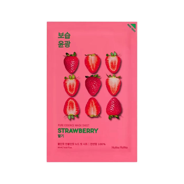Holika Holika - Pure Essence Mask Sheet Strawberry, 20ml, 1 piece  Holika Holika - Nutra Best Bulgaria