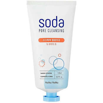 Holika Holika - Soda Pore Cleansing Cleansing Scrub ( mastná a smíšená pleť ) - Čisticí pěna s peelingovým efektem - 150ml - Feel You