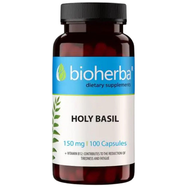 Holy Basil 150 mg - 100  капсули  Bioherba - Nutra Best Bulgaria