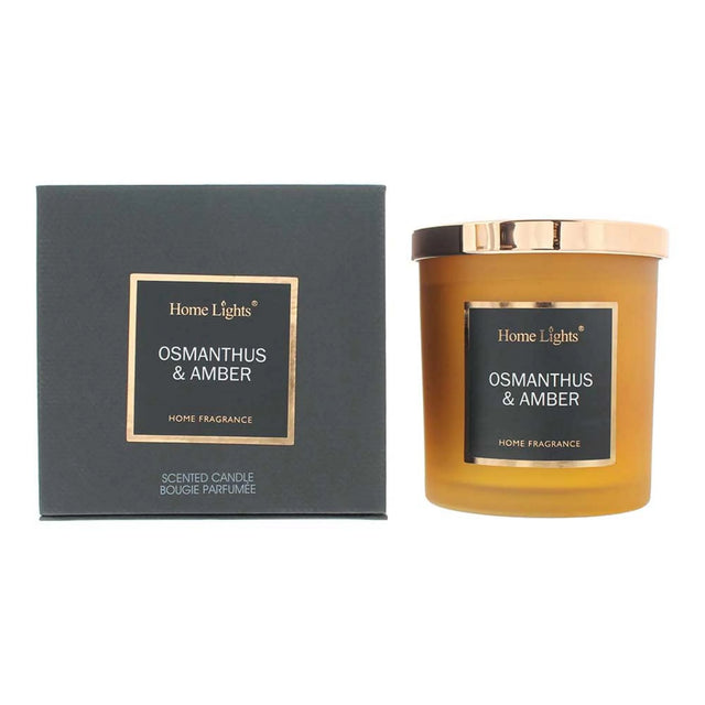 Home Lights, Osmanthus & Amber, Scented Candle, 215 g  Home Lights - Nutra Best Bulgaria