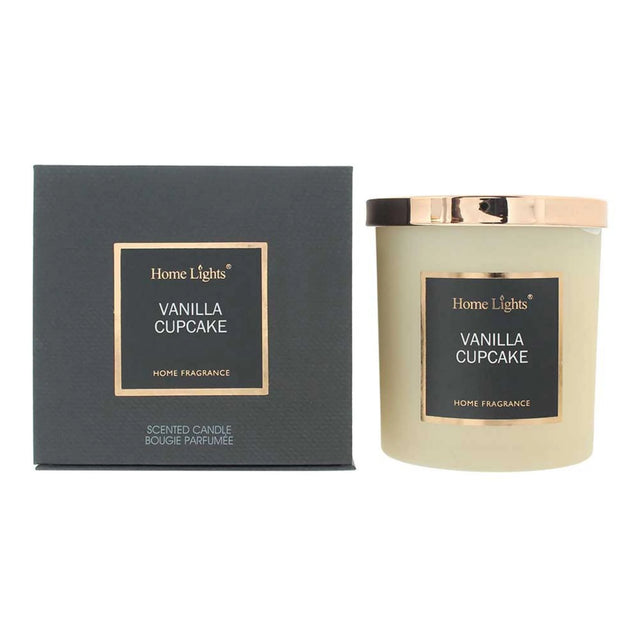 Home Lights, Vanilla Cupcake, Scented Candle, 215 g  Home Lights - Nutra Best Bulgaria