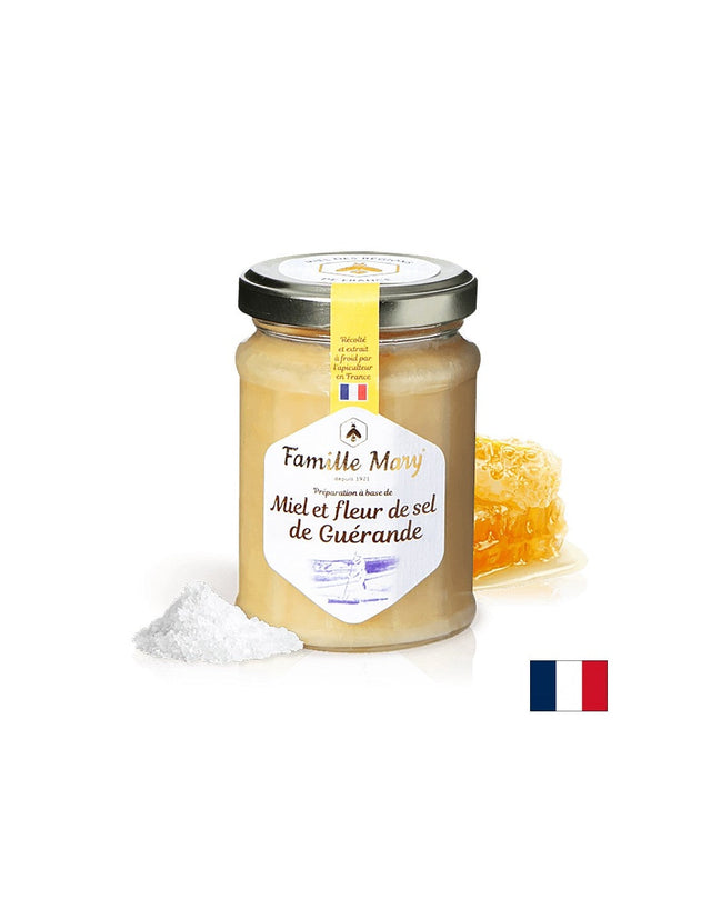 Honey & fleur de sel de Guérande - Мед и морска сол, 230 g  Famille Mary - Nutra Best Bulgaria
