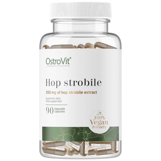 Hops Strobile 350 mg | Vege 90 капсули  OstroVit - Nutra Best Bulgaria
