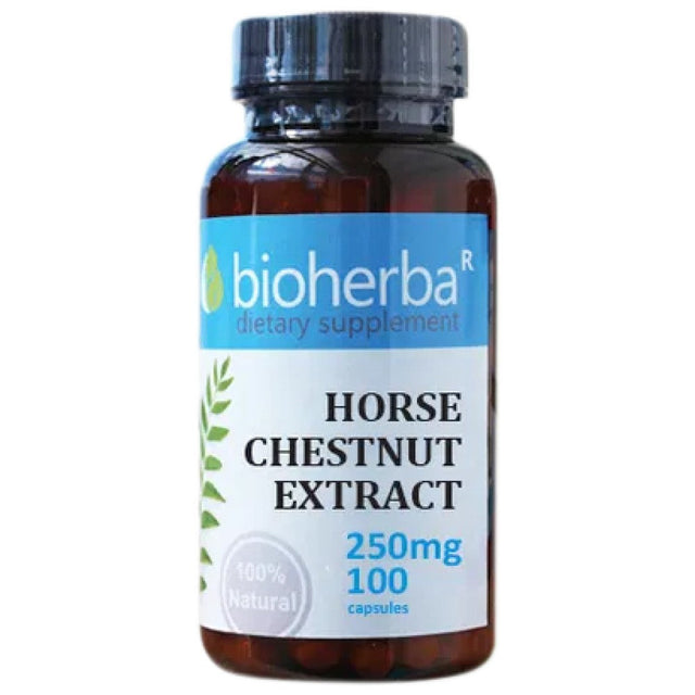 Horse Chestnut Extract 250 mg - 100 капсули  Bioherba - Nutra Best Bulgaria