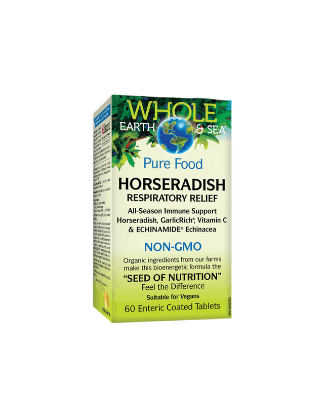 Horseradish Respiratory Relief 1134 mg - 60 Таблетки  Natural Factors - Nutra Best Bulgaria
