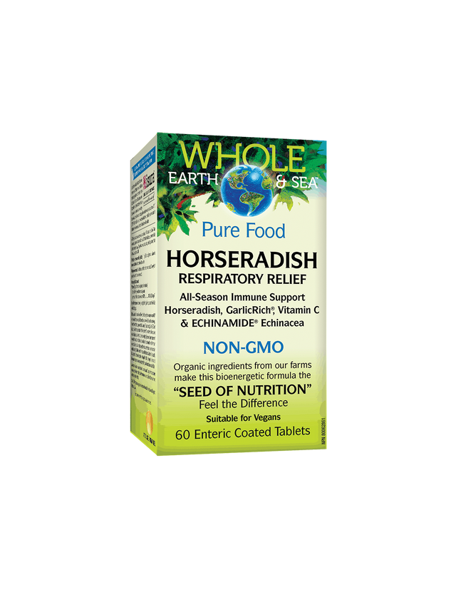 Horseradish Respiratory Relief 1134 mg - 60 Таблетки  Natural Factors - Nutra Best Bulgaria