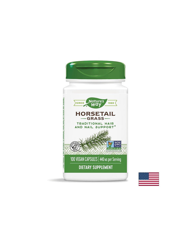 Horsetail Grass 440 mg - 100 капсули  Nature’s Way - Nutra Best Bulgaria