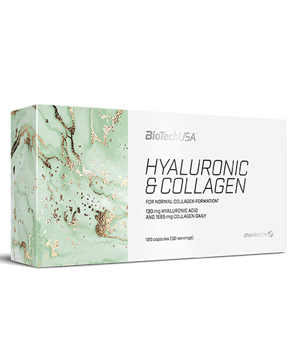 Hyaluronic & Collagen / 120 Caps  BioTech USA - Nutra Best Bulgaria
