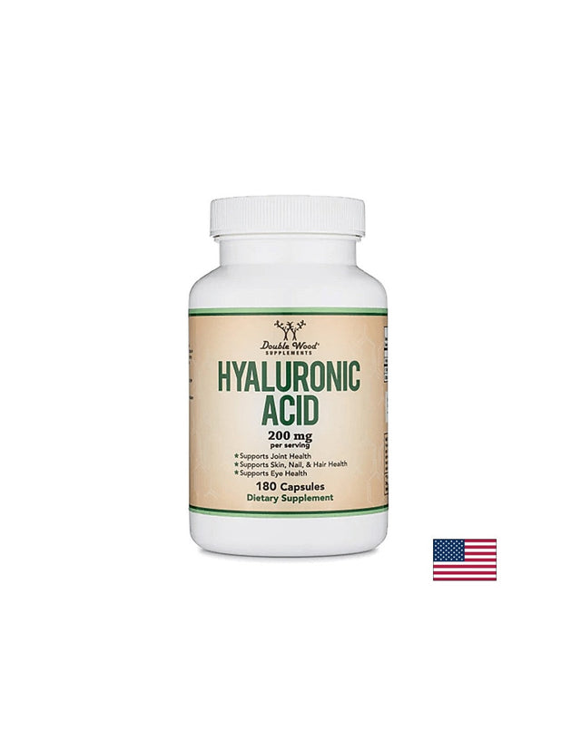 Hyaluronic acid - Хиалуронова киселина, 180 капсули Double Wood  Double Wood - Nutra Best Bulgaria