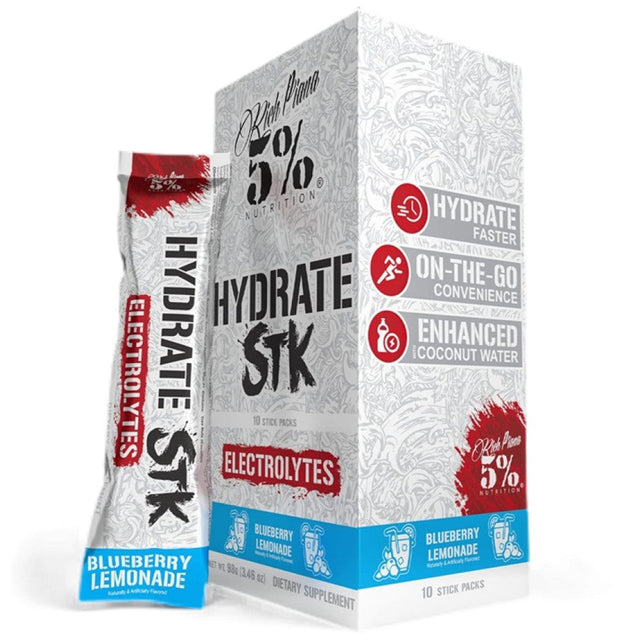 Hydrate - Legendary Series Stick Packs - 10 x 9 грама  Rich Piana 5% Nutrition - Nutra Best Bulgaria