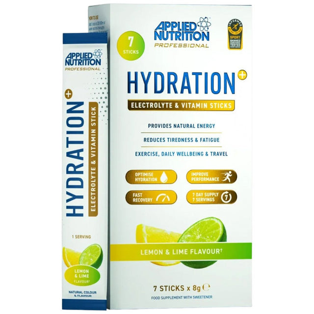 Hydration + Electrolyte & Vitamin Powder Stick Packs - 7 x 8 грама  Applied Nutrition - Nutra Best Bulgaria