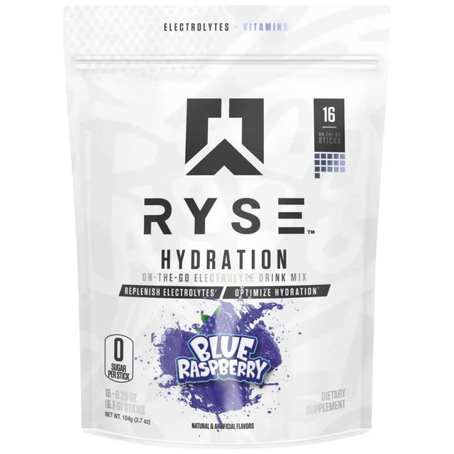 Hydration Sticks | Replenish Electrolytes ~ Optimize Hydration - 16 x 6.5 грама  RYSE - Nutra Best Bulgaria
