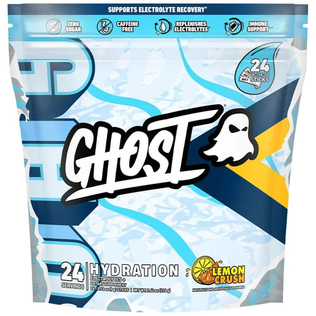 Hydration Sticks | with Electrolytes+ - 24 x 9 грама  Ghost - Nutra Best Bulgaria