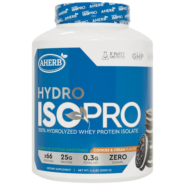 Hydro ISOPRO | 100% Hydrolyzed Isolate - 2000 грама  AHerb - Nutra Best Bulgaria