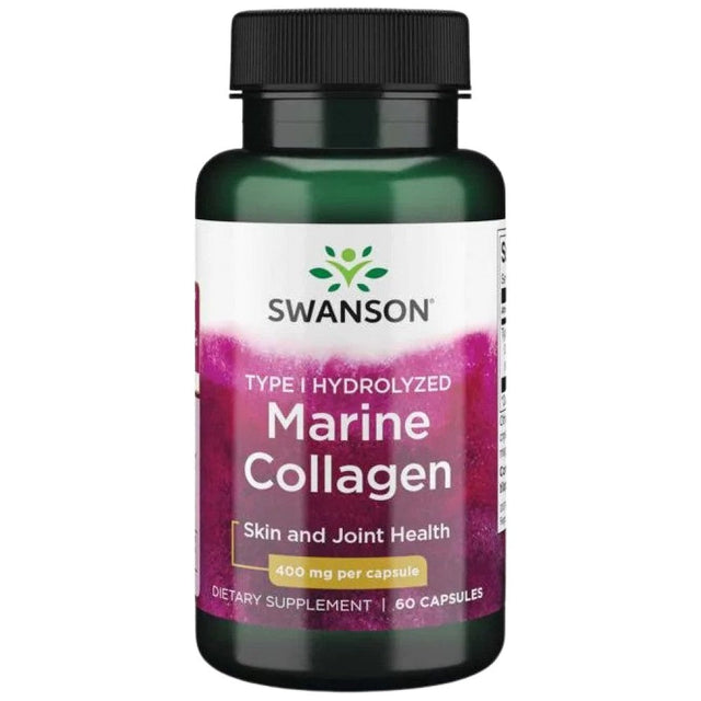 Hydrolyzed Fish Collagen Type 1 60 капсули  Swanson - Nutra Best Bulgaria