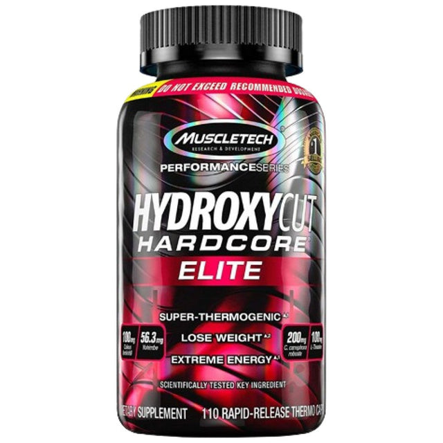 Hydroxycut Hardcore Elite 110 капсули  MuscleTech - Nutra Best Bulgaria