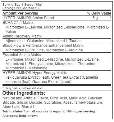HyperAmino - 300 грама  Gaspari Nutrition - Nutra Best Bulgaria